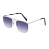 [Personalizado] Gafas de Sol de Media Montura para Hombre, Gafas de Sol Retro de Moda para Conducir para Mujer, Gafas de Alta Gama Transfronterizas al por Mayor