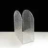 Porta-Guardanapos Acrílico Transparente em Formato U para Restaurante Ocidental Café Bar Caixa de Lenços Quadrada Suporte de Armazenamento para Toalhas