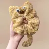 Lazo Creativo Lindo de Pingüino Pez de Dibujos Animados para el Cabello para Mujeres con Cabeza de Bola y Coleta Lateral Diadema Peluche Otoño e Invierno
