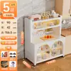 Prateleira de cozinha multifuncional, aparador de múltiplos andares autônomo com portas duplas, armário de armazenamento para micro-ondas, novo modelo prático