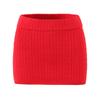 Exportación al por mayor transfronteriza Ropa de mujer Otoño 2025 Estilo europeo y americano Color liso Cubre cadera Falda midi de punto para mujer C27629
