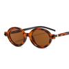 Gafas de sol con montura ovalada, estilo punk europeo y americano, modernas, retro, con personalidad, sencillas, con protección solar transfronteriza, para PC.