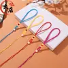 Cuerdas para colgar, cordones de nudo chino, cordones para accesorios de mano, bolsitas, cordones tejidos a mano, colgantes de cuerda de mano con cuentas de jade al por mayor