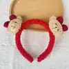 Linda Nueva Diadema de Dibujos Animados para Mujer, Diadema de Felpa para Lavarse la Cara y Aplicarse Mascarilla Facial, Accesorio para el Cabello Antideslizante