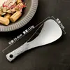 Acero Inoxidable 304 Cuchara para Arroz Integrada Pala de Arroz para el Hogar Pala de Arroz China Portátil Cocina de Exterior Utensilios de Cocina Cuchara Grande Cuchara de Mesa