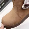 2025 Nuevo Invierno Dos Algodones Terciopelo Corto Zapatos para Niños Estilo Coreano Botas de Cuero para Niñas Botines Cortos para Niños Botas de Media Caña 5042