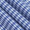 Vestido Camisa de Cuadros Medianos Clásicos Coloridos Rojo y Azul Tela Imitación Lino Ropa Infantil
