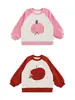 Wulibu-2026 Moda Nueva y Elegante de Primavera y Otoño, Sudadera con Estampado de Dibujos Animados y Mangas Raglán para Niños, Moda Trendy para Niñas