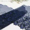Material de encaje con bordado floral de malla en bloques de color exquisito Tanglong para dobladillo de falda DIY, lencería y ribete de encaje para camisola