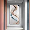 Pintura Moderna Minimalista para Colgar en la Entrada, Pintura Decorativa Abstracta para el Vestíbulo, Arte de Pared Vertical para Pasillos y Pasillos, Atmósfera Artística Tridimensional