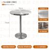 Loja de Chá com Leite de Luxo Leve Combinação de Mesa e Cadeira Mesa de Negociação para Cafeteria Cabine Minimalista de Aço Inoxidável Sofá Duplo Cadeira Macia