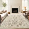 Alfombra de sala de estar de estilo étnico persa transfronteriza, alfombra vintage bohemia para mesita de noche de dormitorio, tapete de piso resistente al desgaste y antideslizante
