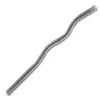 Pajita de Vidrio de 8 mm de Diámetro Vaso de Agua Ondulado Pajita de Vidrio Borosilicato Alto Pajita de Vidrio para Beber de 20 cm Resistente a Altas Temperaturas Alimentaria