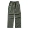 Pantalones largos casuales de corte holgado para pareja Sidalet, pantalones rectos de pierna ancha estilo ropa de trabajo con múltiples bolsillos, con un diseño relajado y elegante