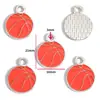 Accesorios para Joyería de Aleación con Goteo de Aceite DIY Colgante Serie Deportiva de Fútbol y Rugby Pulsera Collar Colgante W504