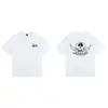 Camiseta de Manga Corta Stus de Alta Calidad Transfronteriza Letra Correcta Pesada Versión Alta Marca de Moda Americana Pareja Hombres y Mujeres