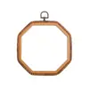 Nuevo bordado vintage de 21 cm de imitación de madera, elástico, para manualidades, bordado hecho a mano, punto de cruz, herramienta auxiliar para decoración del hogar, pintura colgante