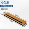 Caja de cables de aleación de aluminio engrosada para escritorio, cubierta de orificio para cables acolchada multifuncional para mueble de TV, cubierta decorativa para escritorio de oficina