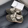 Zapatos retro de moda con estampado de leopardo Forrest Gump para mujer, nuevo estilo otoño 2026, bloques de color Maillard, zapatillas de entrenamiento casuales versátiles alemanas