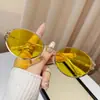 Óculos de Sol Masculino Novo Europeu e Americano Personalidade Oval Metal Óculos de Sol Feminino Celebridade da Internet Senso de Alta Qualidade Armação Grande Armação de Óculos com Letras