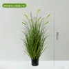Plantas Verdes Simuladas, Hierba de Juncos de Alta Gama, Cola de Perro, Adornos para Sala de Estar del Hogar, Árboles Falsos, Decoración de Interiores, Plantas Suaves