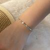[Ice Meng] Pulsera tejida con cuentas de arroz y perlas de diseño original, estilo bohemio, joyería europea y americana, B562