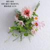 Sosteniendo un ramo de flores en la brisa primaveral diez millas Fu Lang flores artificiales escritas a mano flores decorativas flores falsas decoración de pared de boda rosa CF01451