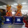 Arcos Fúnebres Inflables, Arcos Fúnebres de León Azules y Dorados, Arcos Inflables de León Dorado para Funerales, Arcos para Eventos Rojos y Blancos