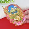 Imán de Nevera Metálico Cintura Delgada de Guangzhou Estilo Chino Atracciones Turísticas de Guangzhou Museo Souvenirs Culturales y Creativos Personalizable