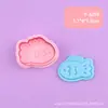 Série Gatinho Graffiti Moldes de Desenho Animado Moldes de Bolo Domésticos Anéis de Mousse Moldes de Corte DIY Moldes Realistas para Biscoitos