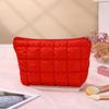 25 Novas Bolsas de Maquiagem Modernas com Enchimento de Algodão Grande Capacidade Bolsas de Mão Casuais Transfronteiriças Nuvem Macia Bolsas de Armazenamento Multifuncionais