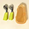 Cuchara de Silicona para Bebés y Recién Nacidos, Para Alimentar Agua, Leche y Comida; Utensilio de Alimentación para Bebés para Comer y Beber Papilla; Herramienta de alimentación con cuchara suave