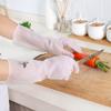 Guantes para lavar platos para mujer, resistentes al agua, de látex y de goma, para lavar platos, lavar ropa y tareas domésticas.