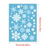 Amazon Adhesivos Creativos Exquisitos de Copos de Nieve Navideños Adhesivos Electrostáticos Adhesivos Decorativos de Copos de Nieve para Ventanas de Cristal Adhesivos Navideños