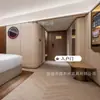 Cristal Laranja 2.5 Mobiliário de Hotel Quarto Padrão Conjunto Completo Personalizado Quarto Padrão de Hotel Cama Especial Renovação de Cabeceira Pousada Conjunto Completo