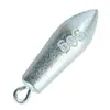 Chumbada de Ferro Folha de Salgueiro Galvanizada Acessórios de Pesca com Argola e Corrente de Gancho Peso de Ferro Chumbada de Ferro Folha de Salgueiro