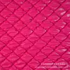Nuevo Tejido Compuesto de Cuero Acolchado Ultrasónico en Relieve, Cuadriculado Grueso Mate, Imitación de PU, Acolchado para Ropa y Bolsos
