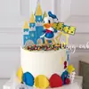 Enfeites de Decoração de Bolo Pato Tang Pato Decoração de Bolo Conto de Fadas Anime Plot Boneca Donald Daisy Decoração