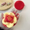 Estilo Nacional Criativo Porta-Moedas Chaveiro Leão Fofo Estilo Nacional Leão Bolsa Chave Pingente Porta-Cartão de Estudante Atacado
