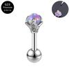 Joia Aobao de luxo leve liga de titânio G23 argola para lábio com haste brinco para nariz garra de dragão 16G/1.2mm prego para língua sobrancelha multicolorido