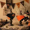 Bandana de Cachorro para Halloween Lenço de Pet de Abóbora Bandana Triângulo Coleira Ajustável para Cães Pequenos Gatos