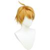 Original Deus Darya cos peruca tola homens chapelaria anti-virado cabelo curto leite chá marrom atacado