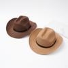 Sombrero de vaquero occidental para hombre, plegable, de paja, grande, para playa y verano, venta al por mayor