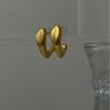 Q nuevos aretes compactos y exquisitos de diseño simple y chic para mujer, buena combinación, diseño de nicho ins, pasador 92 E8-6