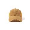 Gorra de Béisbol de Algodón Lavado con Agujeros Logotipo Bordado Transfronteriza Parte Superior Suave Gorra de Malla Torre Sombrero Protector Solar Gorra Vestida para Hombre