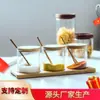 Embalagem Secundária Personalizada pelo Fabricante Caixa de Temperos Utensílios Domésticos de Cozinha Conjunto Combinado de Vidro Pote Sal Açúcar Garrafa de Três Peças para Temperos