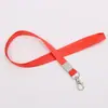 1.5 gancho de langosta ordinario cordón con insignia de marca cordón para credencial de trabajo de exposición tarjeta de trabajo de estudiante correa para colgar