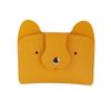 Cartão de desenho animado criativo Bolsa Conjunto de cartão de ônibus de cachorro simples Carteira de moedas de estudante Chave de cartão de acesso Armazenamento conveniente Bolsa