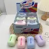 Brinquedo squishy de sabão simulado, bola artesanal para alívio do estresse, estabilizador emocional de rebote lento, não tóxico para crianças