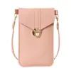 Bolsa de Monedero para Teléfono Móvil con Pantalla Táctil para Mujer, Nueva Moda, Multifuncional, Estilo Coreano, Elegante, de Hombro, Versátil, Bolso Cruzado Sencillo